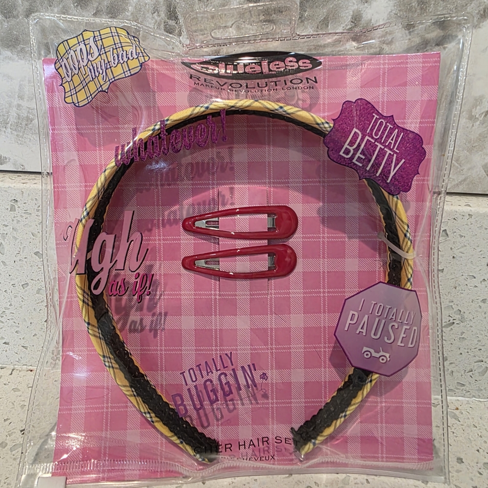 Revolution Clueless Classic Cher Hair Accessory Set of Six (6) - New
